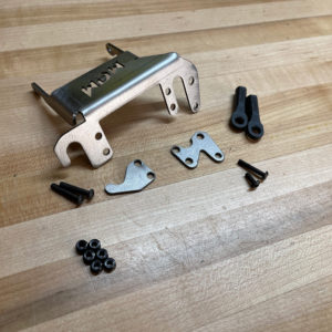 WDW Axial Capra Chassis Mounted Servo Kit - Stainless Steel